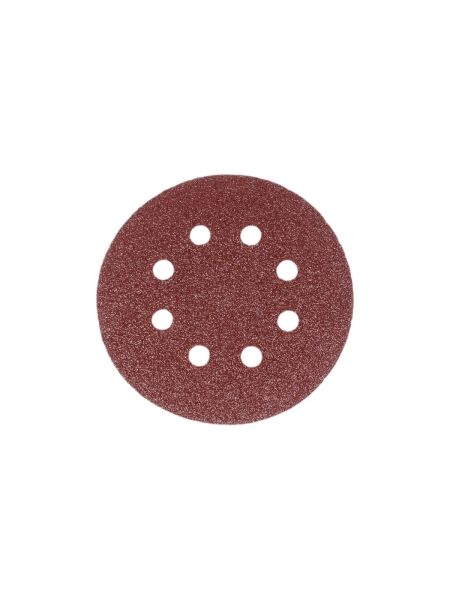 Круг шлифовальный 125 мм, А40 (14А 40/Р40), с отверстиями, 5 шт Tsunami DA61A0112500040