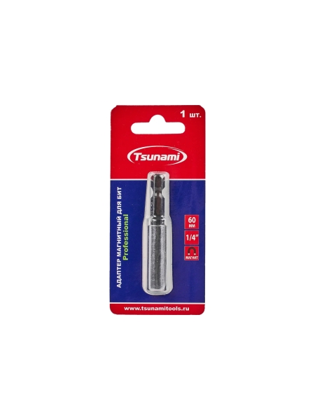 Адаптер магнитный для бит Tsunami Professional 60 мм T26020040000060