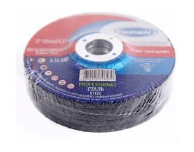 Круг зачистной по металлу 27 125x6х22 мм, A 24 Q BF 80 prof Tsunami PROFESSIONAL D16171125602200