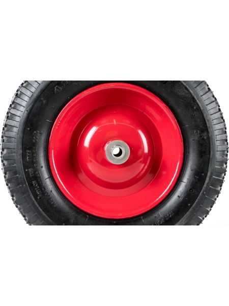 Колесо пневматическое 4.00-8 (390 мм; втулка 107 мм; подшипник 15 мм) для тачек WB 121S, WB 180S Tsunami D0KB8A4AIR40001