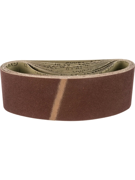 Шлифовальные ленты ЛБ 75х533 мм, А120, 14А, 10 шт. Tsunami D76107553314120