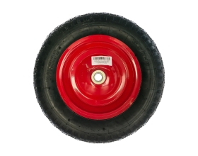 Колесо пневматическое 3.50-8 (370 мм; втулка-95 мм, подшипник 20 мм) для тачек WB200D, WB120D, WB300D Tsunami D0KB8A4AIR35002
