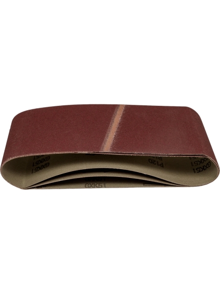 Лента шлифовальная 100x610 мм, А120 (14А 12/Р120), 3 шт Tsunami D761A1006100120