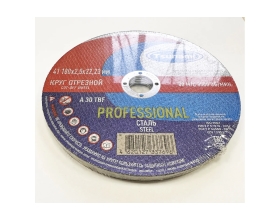 Круг отрезной по металлу Tsunami PROFESSIONAL 41 180x2.5x22 мм A 30 T BF 80 D16170180252200