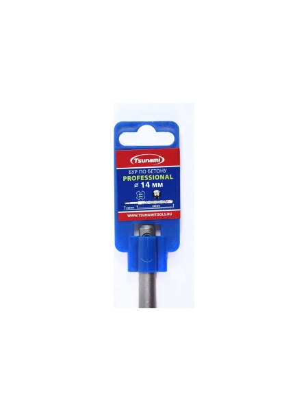 Бур по бетону SDS-plus Professional 14x450 мм Tsunami T10610200014450