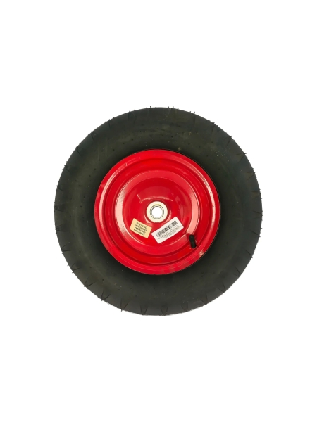 Колесо пневматическое 4.00-8 (390 мм; втулка 95 мм; подшипник 20 мм) для тачек WB 120D, WB 200D, WB 300D Tsunami D0KB8A4AIR40002
