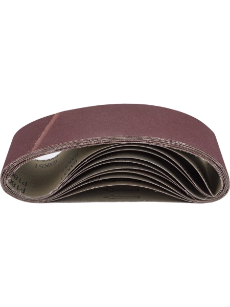 Шлифовальные ленты ЛБ 75х533 мм, А180, 14А, 10 шт. Tsunami D76107553314180