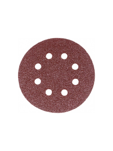 Круг шлифовальный 125 мм, А40 (14А 40/Р40), с отверстиями, 5 шт Tsunami DA61A0112500040