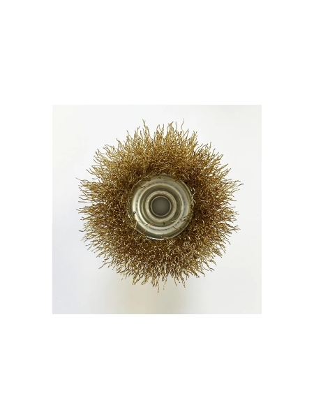 Щетка чашка Tsunami 65 мм, M14, проволока витая латунированная T61100650102022