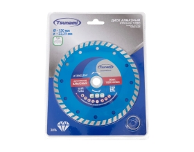 Диск алмазный по бетону 150x22.23x7 мм, Turbo Tsunami DD0002150022007