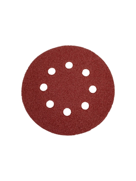 Круг шлифовальный 125 мм, А80 (14А 20/Р80), с отверстиями, 5 шт Tsunami DA61A0112500080