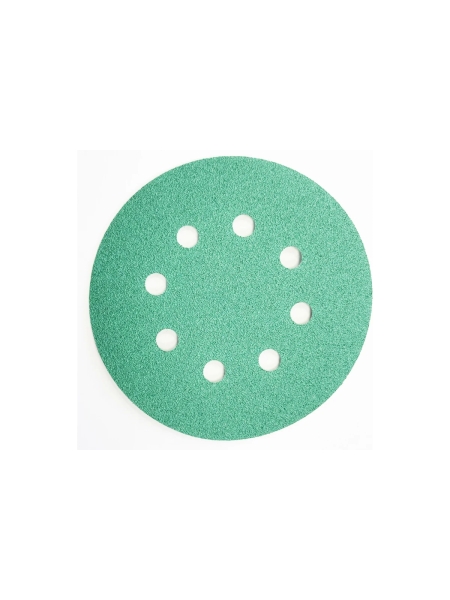 Диск самозацепляющийся пленочный Tsunami 125 мм, P60, с отверстиями DA61B0001250060