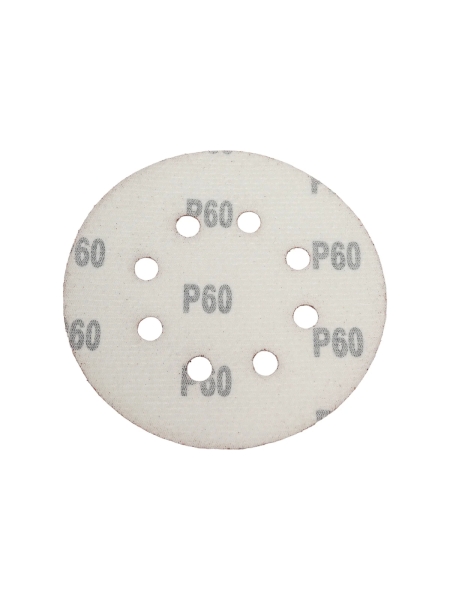 Круг шлифовальный 125 мм, А60 (14А 25/Р60), с отверстиями, 5 шт Tsunami DA61A0112500060