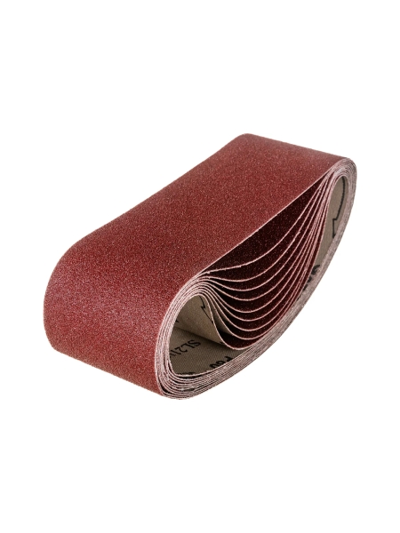 Шлифовальные ленты ЛБ 75х533 мм, А80, 14А, 10 шт. Tsunami D76107553314080