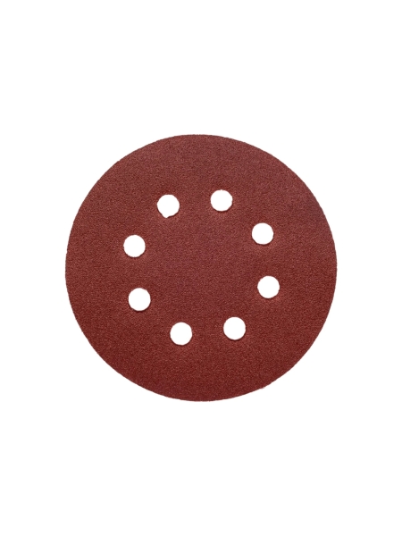 Круг шлифовальный 125 мм, А120 (14А 12/Р120), с отверстиями, 5 шт Tsunami DA61A0112500120