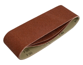 Лента шлифовальная 75x533 мм, А80 (14А 20/Р80), 3 шт Tsunami D761A0755330080