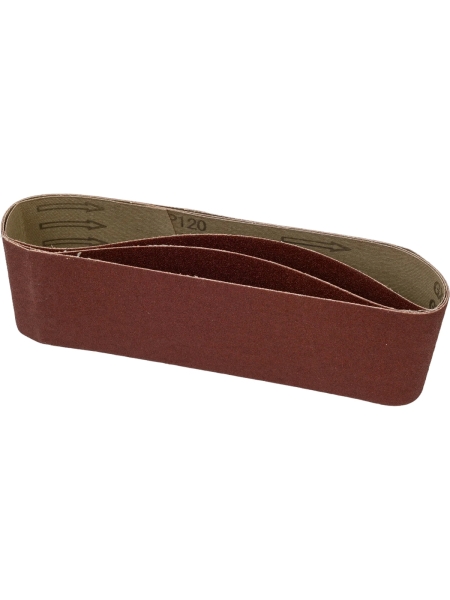 Лента шлифовальная 75x533 мм, А120 (14А 12/Р120), 3 шт Tsunami D761A0755330120