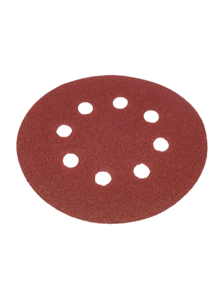 Круг шлифовальный 125 мм, А120 (14А 12/Р120), с отверстиями, 5 шт Tsunami DA61A0112500120