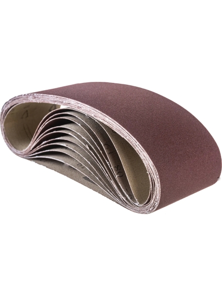 Шлифовальные ленты ЛБ 75х533 мм, А240, 14А, 10 шт. Tsunami D76107553314240