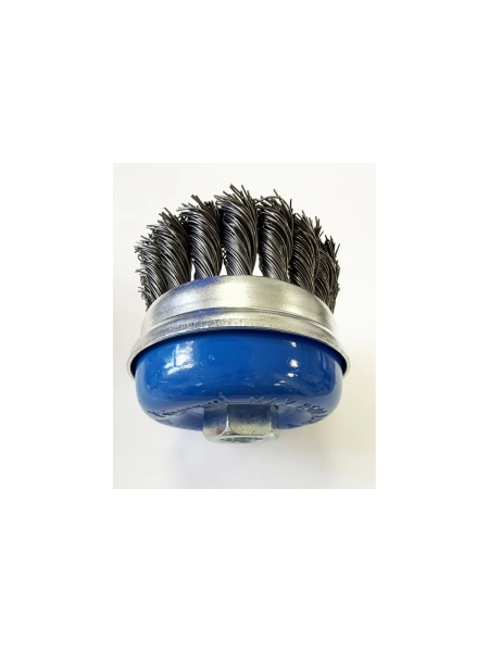 Щетка чашка усиленная Tsunami 75 мм, M14, проволока крученая стальная T61100750202012