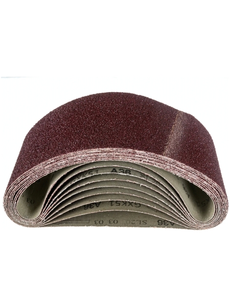 Шлифовальные ленты ЛБ 100х610 мм, А36, 14А, 10 шт. Tsunami D76110061014036