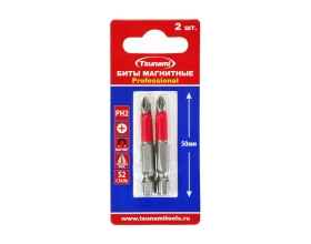 Бита Tsunami Professional PH2, 50 мм, 2 шт T26020010PH2050