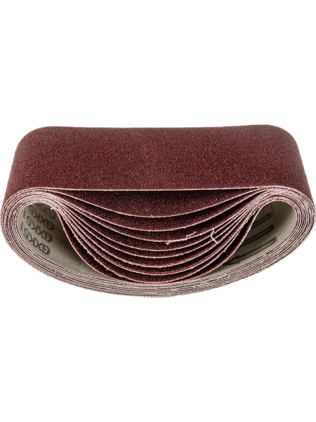 Шлифовальные ленты ЛБ 75х457 мм, А80, 14А, 10 шт. Tsunami D76107545714080