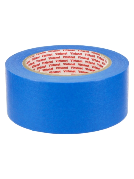 Малярная лента на основе рисовой бумаги Washi для четкого края Vintanet WM111, синяя, 48мм х 50м WM1114850