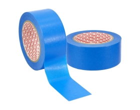 Малярная лента на основе рисовой бумаги Washi для четкого края Vintanet WM111, синяя, 48мм х 50м WM1114850