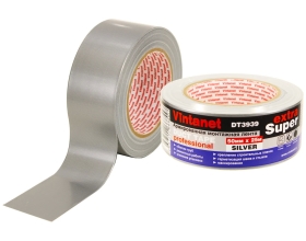 Монтажная армированная лента Vintanet DT3939 ЭКСТРА СУПЕР, серебряная, 50 мм х 25 м DT39395025S