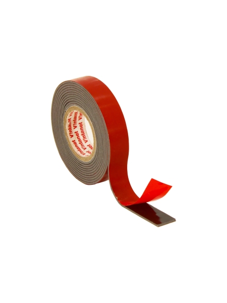 Монтажная сверхсильная клейкая двусторонняя лента Vintanet VN1146, цвет черный, 12 мм х 1,5 м VN11461215