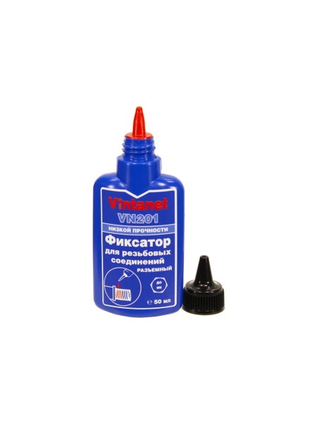 Фиксатор для резьбовых соединений, низкопрочный, анаэробный VINTANET VN201, 50 мл VN20150ML