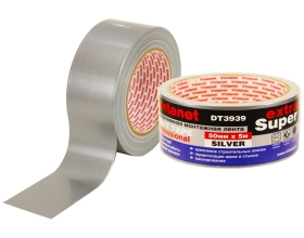 Монтажная армированная лента Vintanet DT3939 ЭКСТРА СУПЕР, серебряная, 50 мм х 5 м DT3939505S