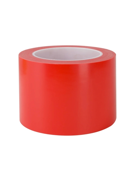 Лента односторонняя VINTANET ПВХ для разметки 511 красная, 150 мкм, 75мм х 33м 511R 75ММХ33М