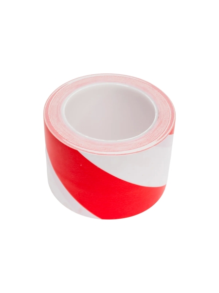 Лента односторонняя VINTANET ПВХ для разметки 511 красно-белая, 150 мкм, 75мм х 33м 511WR 75ММХ33М