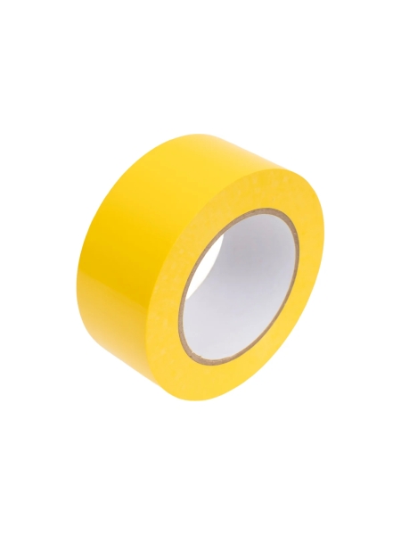 Лента односторонняя ПВХ для разметки Vintanet 911 желтая, 190 мкм, 50мм х 33м 911Y 50MMХ33M