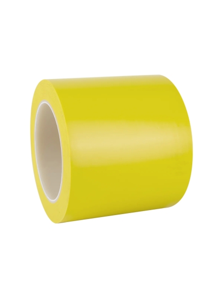 Лента односторонняя ПВХ для разметки Vintanet 911 желтая, 190 мкм, 100мм х 33м 911Y 100MMХ33M