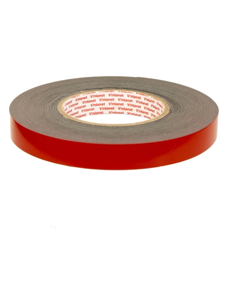 Автомобильная акриловая двусторонняя лента VINTANET VN1110, цвет черный, 19 мм х 11 м VN11101911