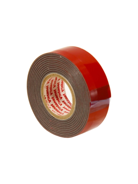 Монтажная сверхсильная клейкая двусторонняя лента Vintanet VN1146, цвет черный, 19 мм х 1,5 м VN11461915