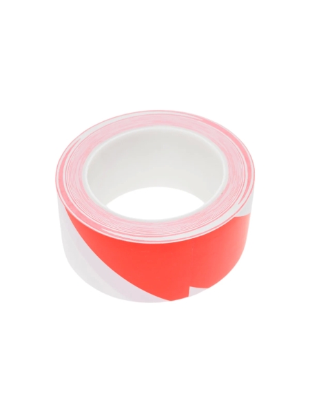 Лента односторонняя VINTANET ПВХ для разметки 511 красно-белая, 150 мкм, 50мм х 33м 511WR 50ММХ33М