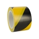 Лента односторонняя ПВХ для разметки Vintanet 511, черно-желтая, 150 мкм, 75 мм, 33 м 511YBL 75MMХ33M