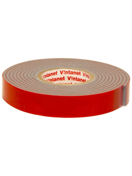 Монтажная клейкая двусторонняя лента Vintanet 6535, универсальная, 12 мм х 1,5 м 12MMX1,5M