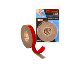 Монтажная клейкая двусторонняя лента Vintanet 6535, универсальная, 12 мм х 1,5 м 12MMX1,5M