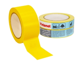 Односторонняя ПВХ лента для разметки Vintanet 411 желтая, 50 мм, 33 м 411Y