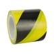 Лента односторонняя ПВХ для разметки Vintanet 911 черно-желтая, 190 мкм, 100мм х 33м 911YBL 100MMХ33M