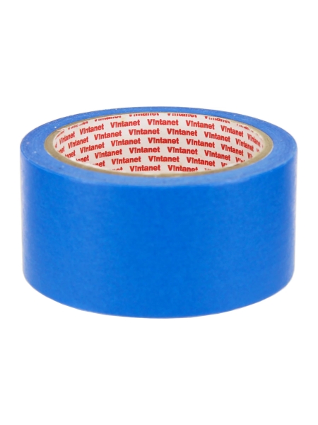 Малярная лента на основе рисовой бумаги Washi для четкого края Vintanet WM111, синяя, 48мм х 25м WM1114825