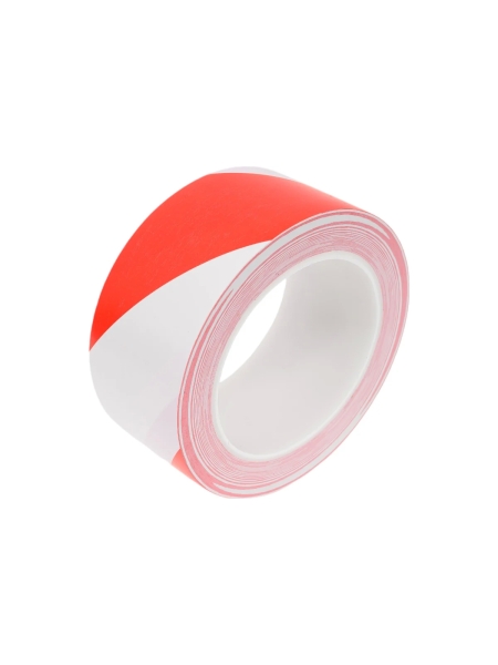 Лента односторонняя VINTANET ПВХ для разметки 511 красно-белая, 150 мкм, 50мм х 33м 511WR 50ММХ33М