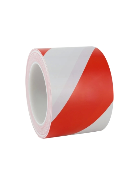 Лента односторонняя VINTANET ПВХ для разметки 511 красно-белая, 150 мкм, 75мм х 33м 511WR 75ММХ33М