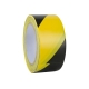 Односторонняя ПВХ лента для разметки Vintanet 411 черно-желтая, 50 мм, 33 м 411YBL