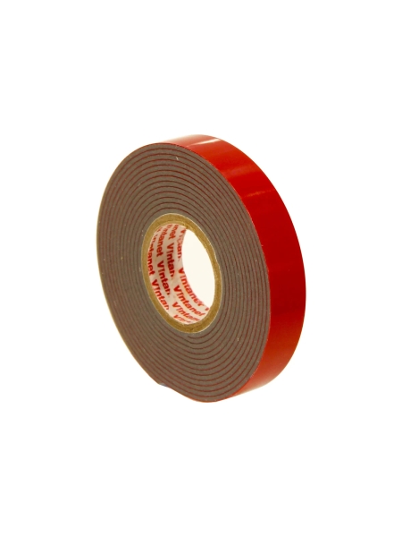 Двусторонняя клейкая монтажная термостойкая акриловая лента VINTANET VN1105, 12 мм х 2 м VN1105122